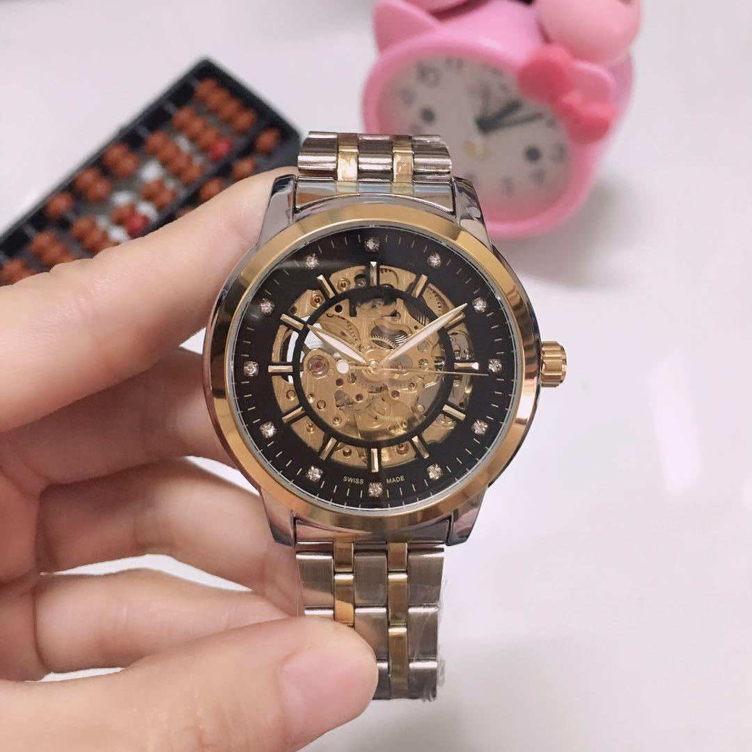 

Новые модные и модные мужские механические 3-контактные механические часы