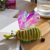 Skin Friendly Cat Play Toys Crinkle Mosquito Toy with Catnip, Gall Fruit Chew Fun Shape Toy, Soft Plush Insect Stuffed for Indoor Cats Kittens