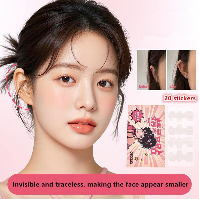 Invisible Dragon Bone Ear Lift Stickers 20Pcs Waterproof Discreet Ear Correction Patches for Heavy Earrings Date Party