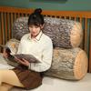 New 1cp Creative Stump Pillow Simulation Wood Stump Pillow Plush Toy Big Tree Pillow Cushion Pillow Birthday Gift Neck Pillow
