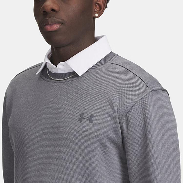 Under Armour Logo Round Neck Sports Long Sleeve Sweatshirt Men sweatshirt 6003723-025