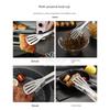 304 Stainless Steel Clip Cold Leather Food Clip Thickened and Anti-Scald Special Steak Tong for Barbecue and Baking