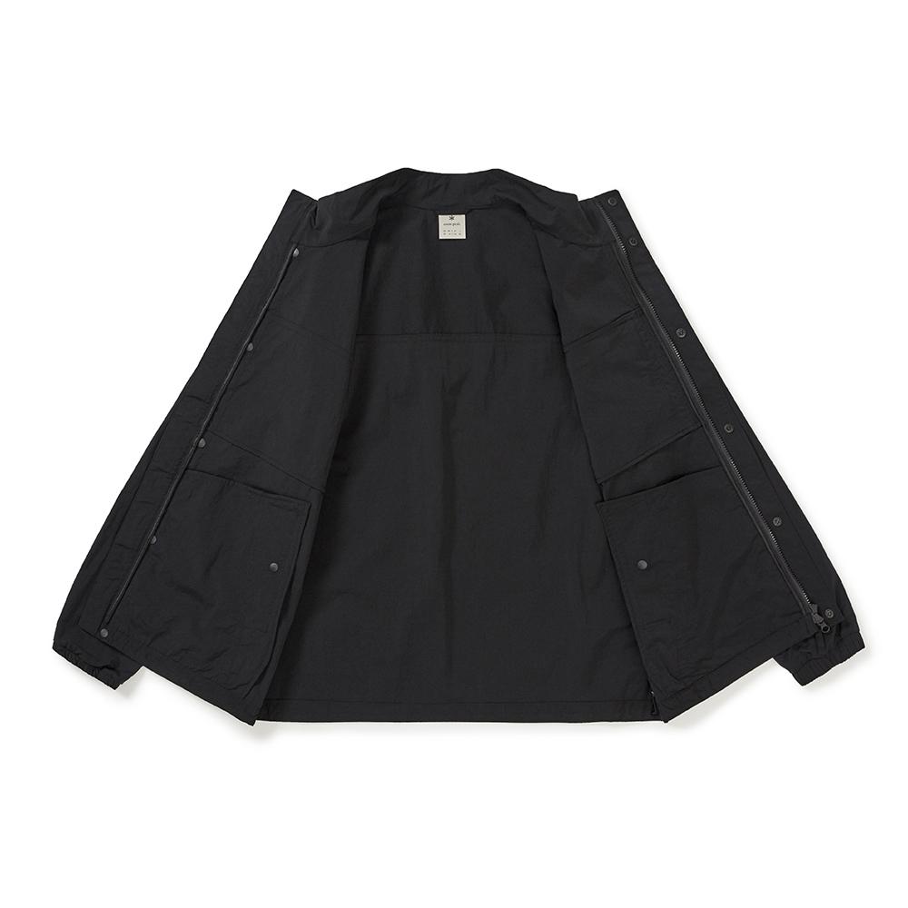 SNOWPEAK Route Stand-neck Windbreaker Black (S25MMRWB64)