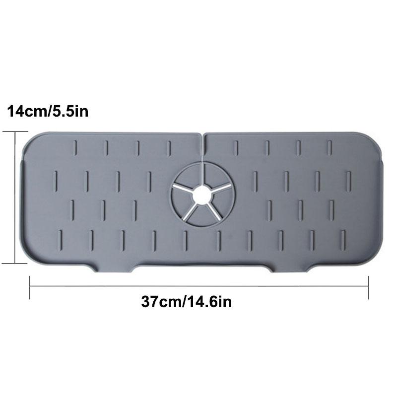 

Силиконовый коврик для крана раковины Защита от брызг Защита от брызг Коврики-ловушки для столешницы Защитные приспособления для кухни Инструмент