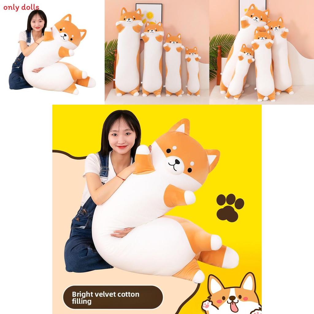 Husky Plush Pillow With Leg Clamp For Cozy Sleep Teen Kids Room Decor