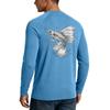 Men's UPF50+ Sun Protection Shirt Long Sleeve Lightweight Stretch Outdoor Fishing Sports Top Quick Dry Breathable Fabric