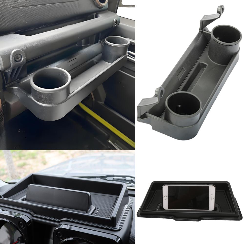 Car Co-pilot Handle Expansion Storage Box Dashboard Organizer Tray Phone Holder for Suzuki Jimny JB64 JB74 2019-2026 Accessories