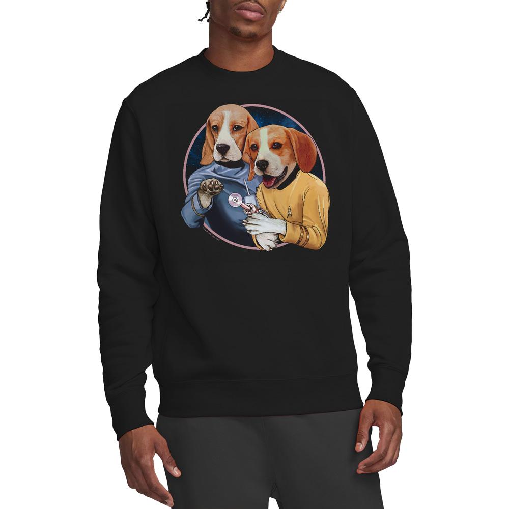 Star Trek Unisex Adult Dogs Sweatshirt