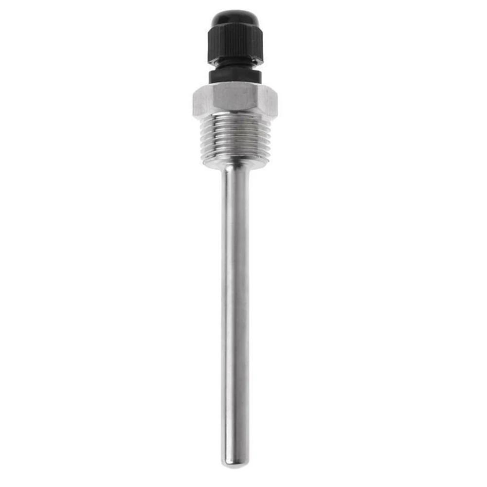 Strong and Waterproof 12 Inch Thermowell For BSP G Thread 304 Stainless Steel For Temperature Sensor Protection