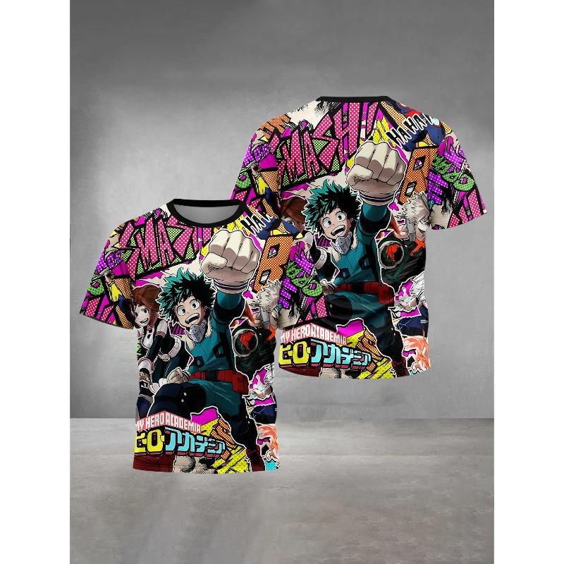 Children's Clothing Casual Comfortable Short Sleeve Fashion Cartoon Printed T-Shirts Boys