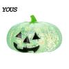 Kürbis Stressball Halloween Entspannungsspielzeug, Gruseliger Kopf Knet-Reliever Klar Glitzer Zuckerball, Partygeschenke Tragbar