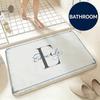 Family Initial Floor Mat Non-Slip Absorbent Doormat Bathroom Bedroom Home Decor Rug