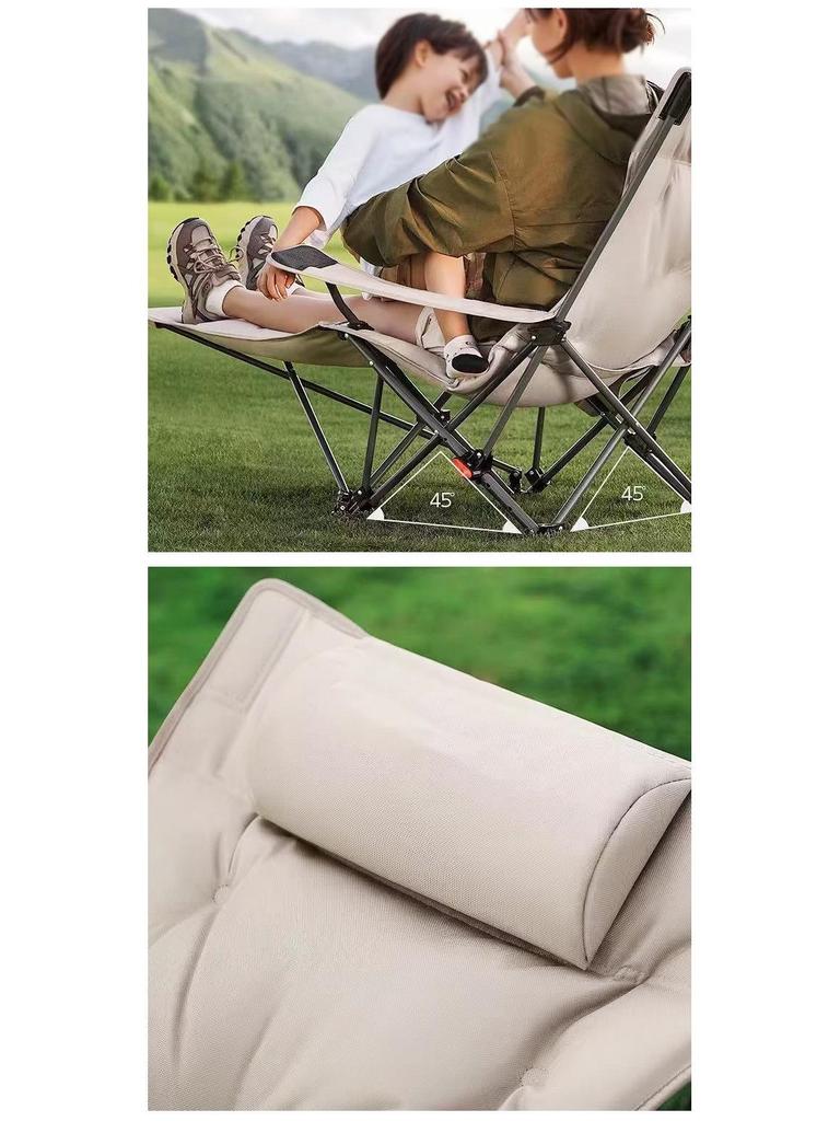Adjustable Portable Recliner for Autumn/Winter Camping