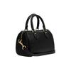 Coach Rowan 18 Zip Closure Crossgrain Leather Handheld Shoulder Crossbody Bag Small Women Bags Black CH157-IMBLK