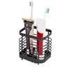 Nodrill Bathroom Organizer Rack Stainless Steel Toothbrush Holder with Strong Adhesive Hold Razors and Bath Essential