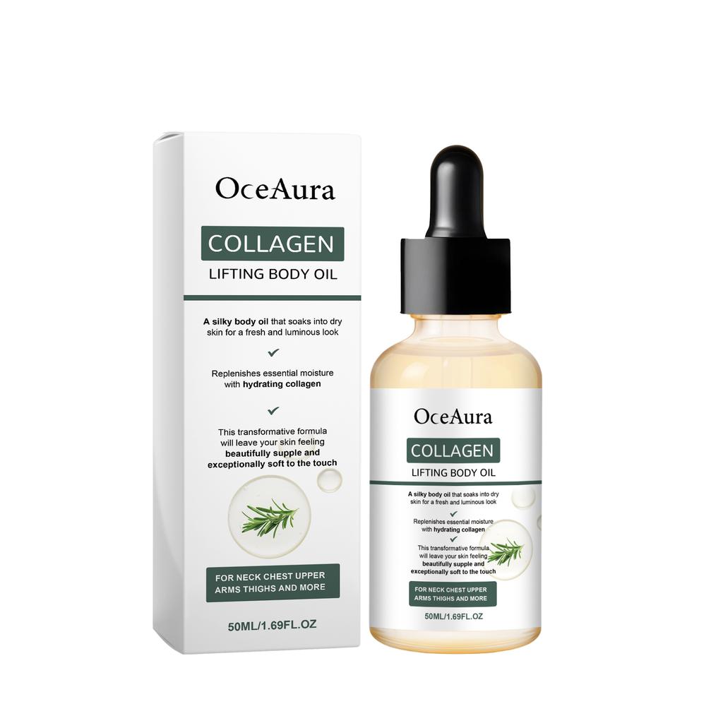 Collagen Body Oil Firming Moisturizing Cellulite Remover Tightening Leg Arm Improve Dry Skin Enhance Elasticity Body Massage Oil