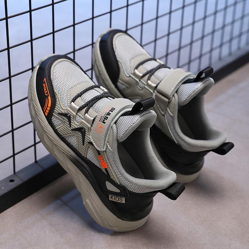 Boys' Breathable Mesh Running Shoes for Spring/Autumn 2024 - New Style for Older Children