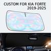 Windshield Sun Shade Cover For Kia Forte -2025 - Sunshade Compatible With Kia Forte Foldable Front Window Sunshade Sun Visor Protector Block UV Rays