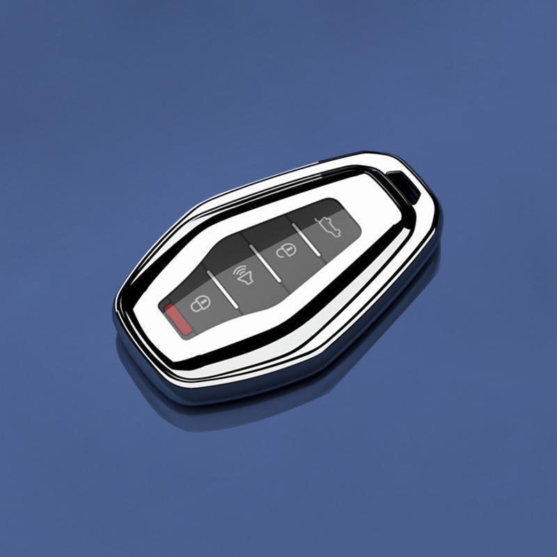 Chery Jetour X90 Key Case 2020-24: Dragon Design Protective Shell with Buckle.