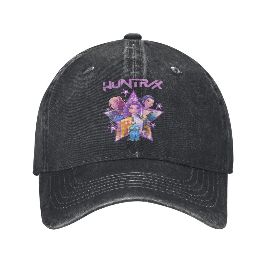 Unisex Women KPop Demon Hunters Huntrix Blue Tiger Derpy Cap Merch Baseball Cap Casual Trucker Hat Adjustable