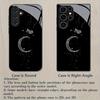 Moon, Butterfly and Star Pattern Electroplated Glass Phone Case for Samsung Galaxy S26 S25 S24 S23 S22 FE Ultra Plus anti Cover
