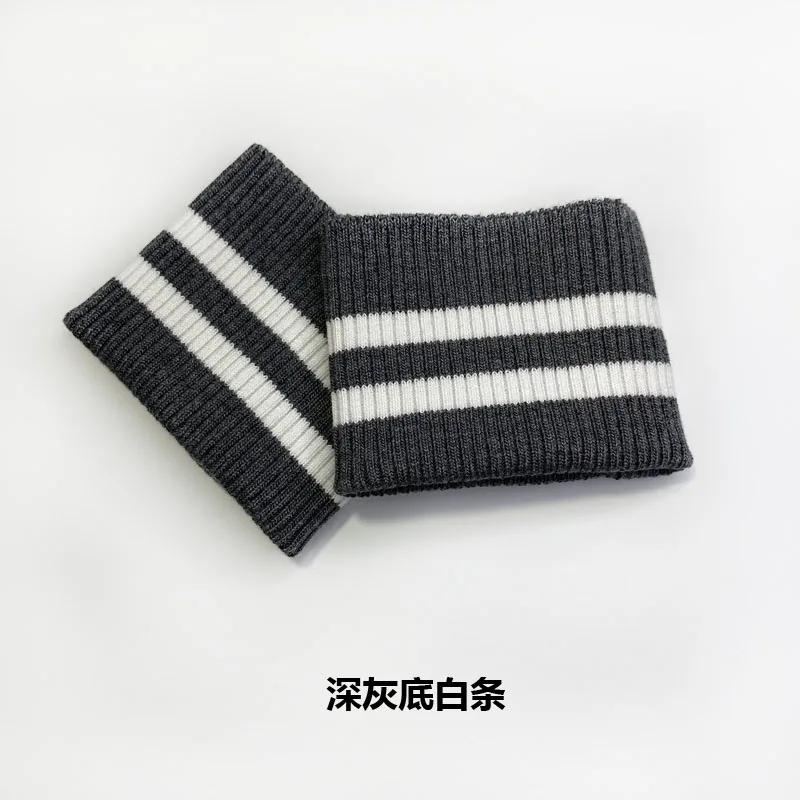 Threaded cuffs lengthening accessories Trouser hem tightening artifact Knitted Cuffs Rib Neckline Fabric Repair Elastic Band