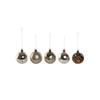 Multicoloured Christmas Baubles - Home ESPRIT - Bronze - Polyethylene - 16x16x26 Cm - 25 Pieces