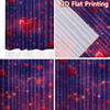 2D Flat Printing 2pcs Curtain Drapes Valentine's Day Hearts Digital Printed Polyester Drapes Seasonal Party & Holiday Decor for