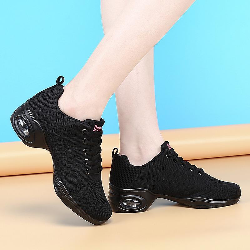 Dance Shoes Mesh Summer New Soft-soled Jazz Shoes Women's Square Dance Shoes Modern Sailor Dance Dance Shoes