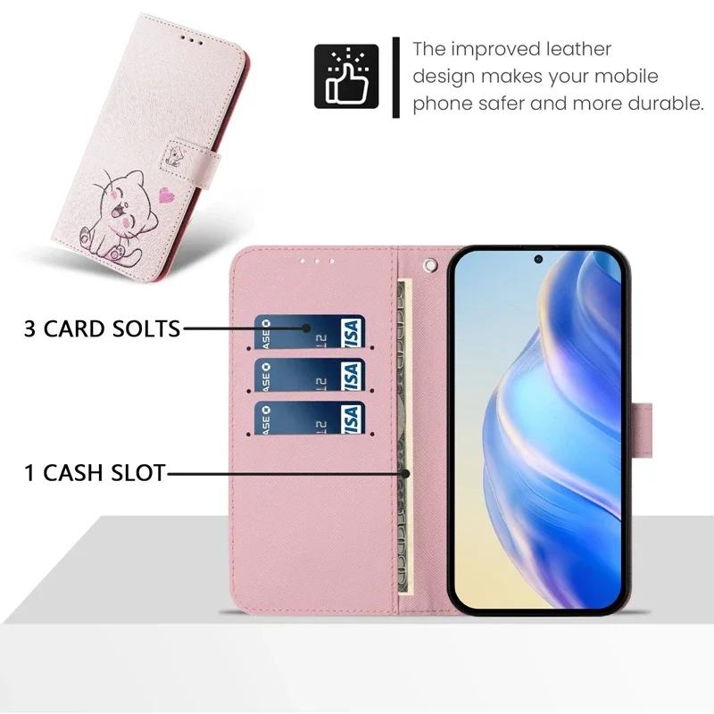 Flipové kožené pouzdro pro Xiaomi Redmi 14C 13C 12C 10C 10A 14R s malovaným vzorem, peněženkové pouzdro pro Xiaomi Redmi 13 12 10 5G pouzdro na telefon