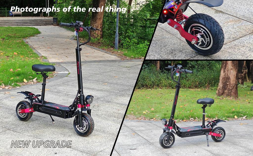 Off-road Electric Scooter BOYUEDA Q7 PRO MAX 10'' Tire 3200W Motor 52V28Ah Battery 70km/h Max Speed 110km Max Range