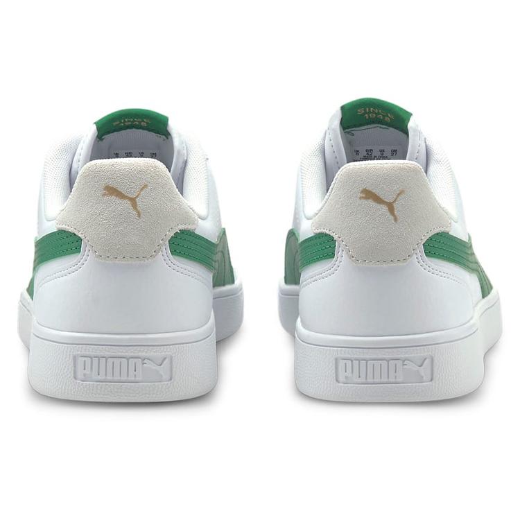 PUMA Unisex Shuffle Sneakers White/Green