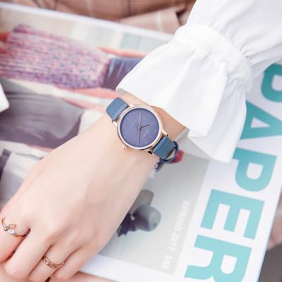 Orologio da donna semplice con cinturino, temperamento, al quarzo, scala digitale, orologio casual da studente per donna