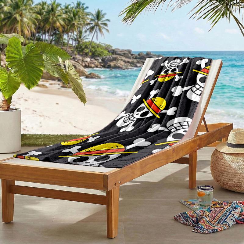 One Piece Fashion Beach Towel: Ideal for Summer Adventures Soft, absorbent and quick drying suitable for swimming and bathing