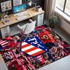 Football Club Pattern Rug, Indoor/Outdoor Mat, for Picnic, Gameroom, Bedroom, Office, Living Room, Home Decor Carpet, Birthday Gift