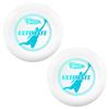 Frisbee Ultimate Training Disc 175 G - Pack of 2, White Blue