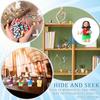 Little Jesus Figures Mini Figurines to Hide Small Rubber Jesus Toys 6 Styles Little Jesus Figures to Hide and Seek for Religiou