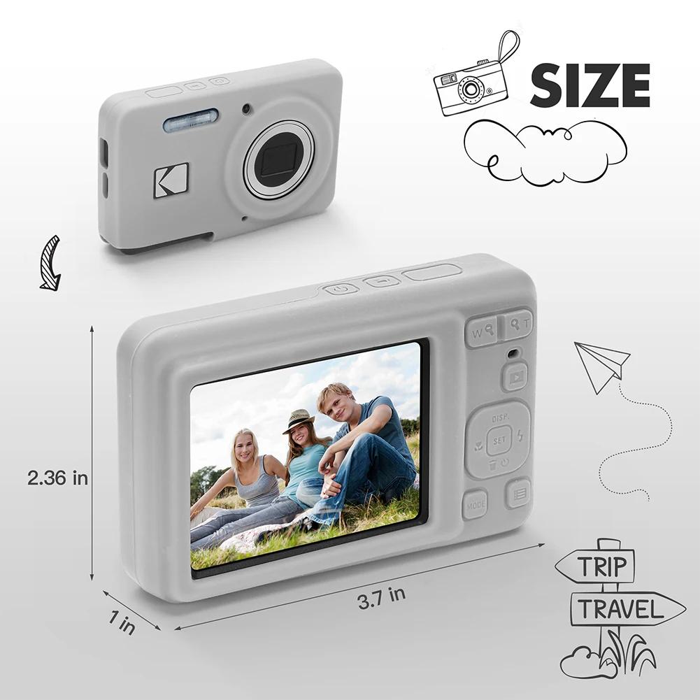 For KODAK PIXPRO FZ55 Digital Camera Cover Soft Silicone Protective Case Slim Fit Camera Bag Outdoor Travel Camera Protect Case