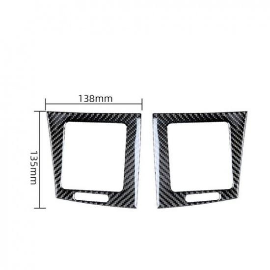 For Toyota Highlander 2009-2013 Carbon Fiber Center Control Side Air Outlet Trim