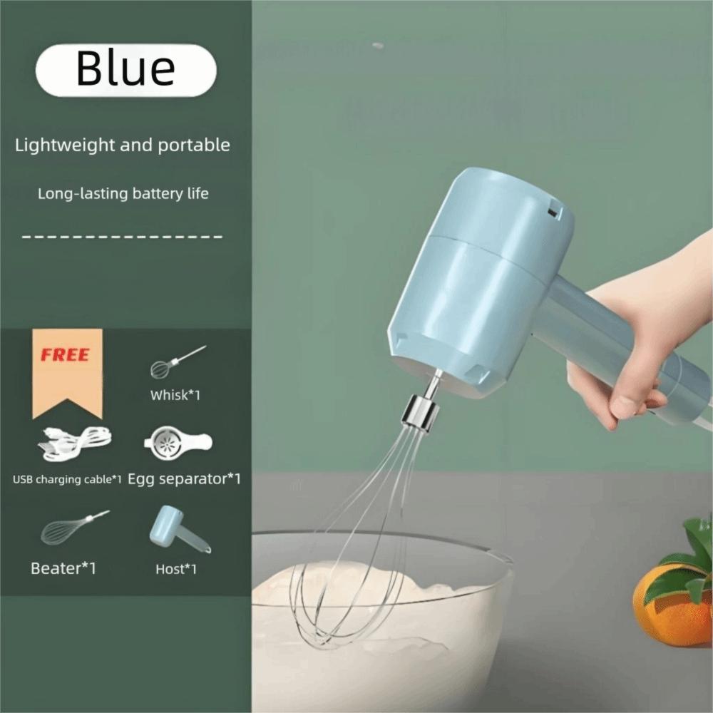 Wireless Electric Egg Beater USB Powered Whipped Cream Beater Home Cooking Kitchen Use