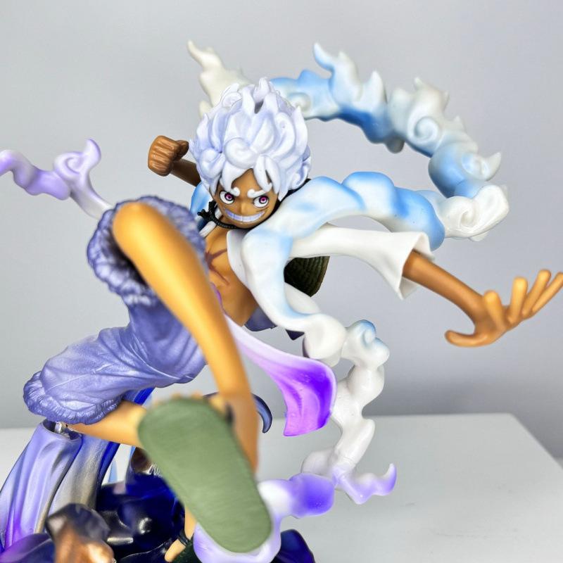 ONE PIECE POPMAX 5th gear Nika Luffy gift figure statue animation peripheral tide play doll ornament toy