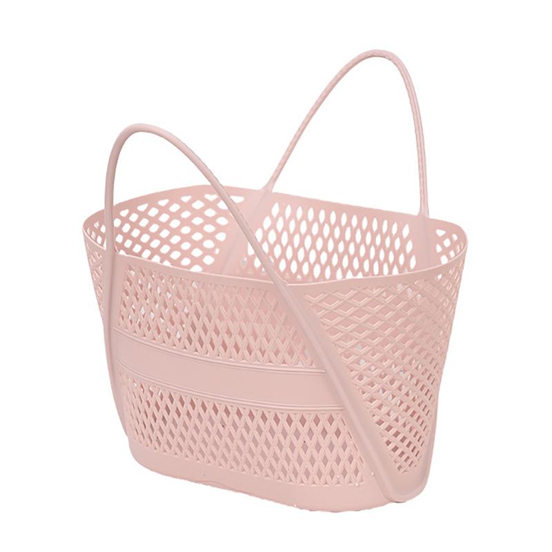 Bath Basket Handheld Storage Basket Multi-Functional Household Hamper Categorized Wash Storage Basket Plastic Drainage