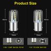 1Pc 1156 BA15S 1157 BAY15D P21W P21/5W 8 SMD 3030 Car Led Turn Signal Lights Brake Tail Lamp R5W R10W Auto Parking Rear Reverse Bulb White Red Yellow
