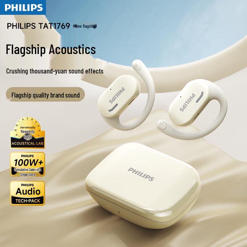 Philips TAT1769 Open-Ear Sport Bluetooth Earbuds