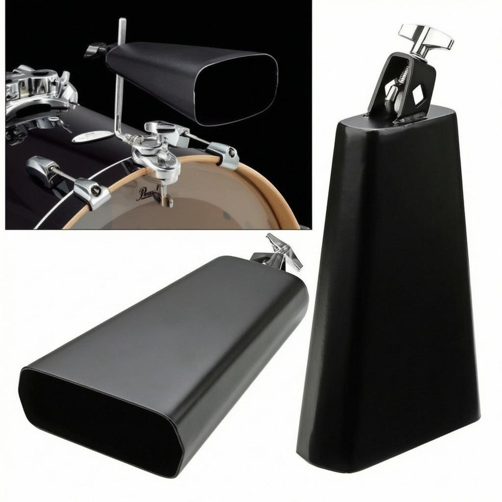 Drum Cowbell Mounted Percussion Accessory Stable for Drummers