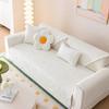 Solid Color Jacquard Sofa Cover for Living Room Short Plush Universal Sofa Mat Towel Non-Slip Sofa Cover Couch Cushion Slipcover