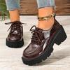 Anti-slip Shoes - New Thick-soled Women's Chunky Heels Shoes - Retro Style Shoes