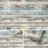 Blue Wood Effect Self-adhesive Wallpaper 45 X 300 Cm – Waterproof PVC Vinyl Film