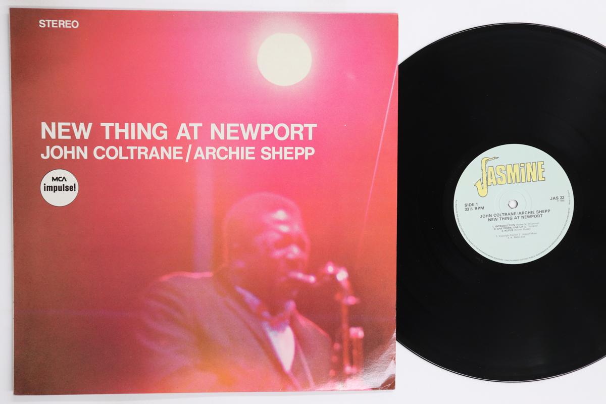 LP Record JOHN COLTRANE ARCHIE SHEPP  New Thing At Newport JAS22 JASMINE 1982 UK Jazz Used