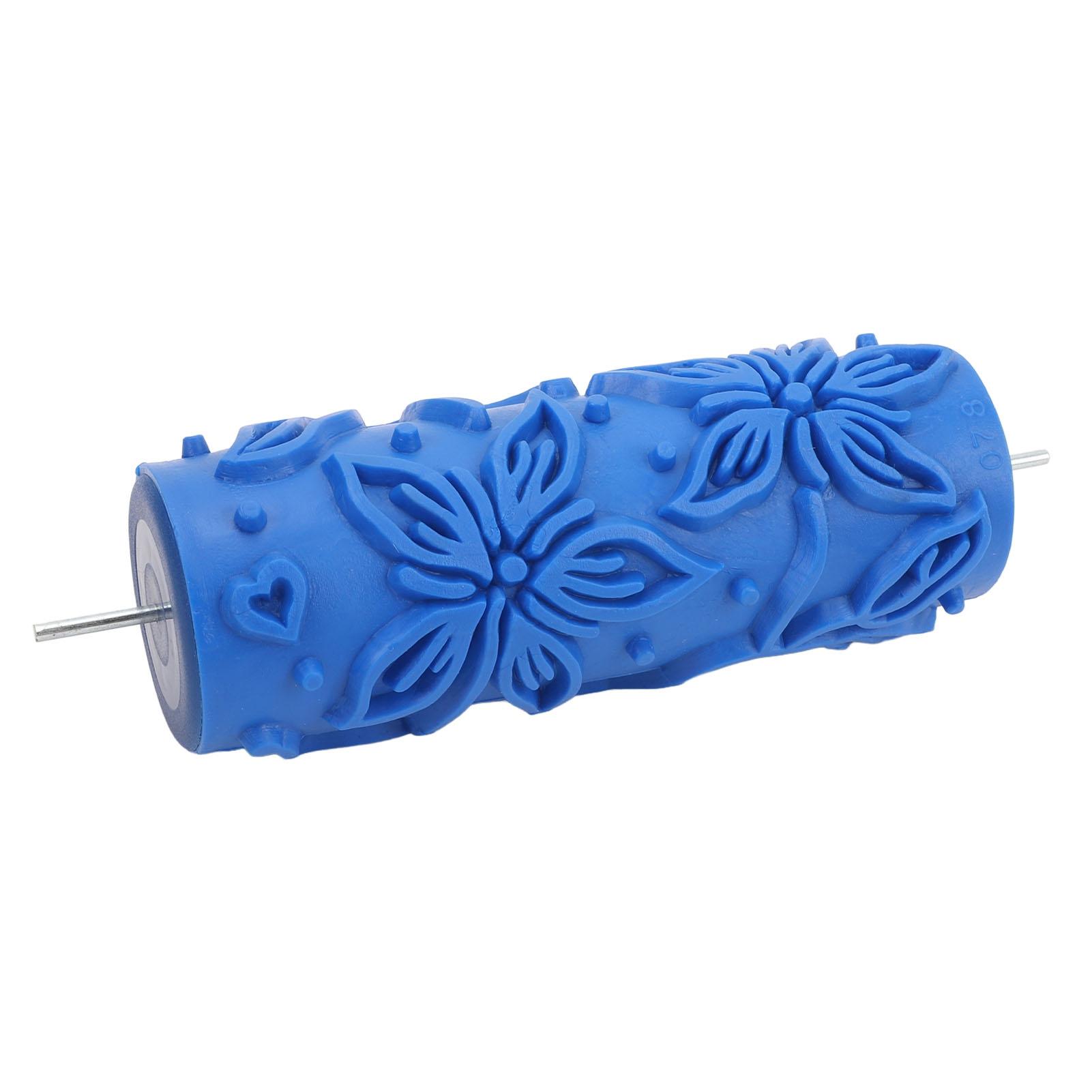 

15см Валик с узором Многоразовый Текстурный Резиновый Валик Декоративный Художественный Резиновый Валик для Стены Офисных Стульев Старый